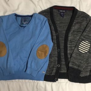 Zara Knitwear Sweater and Cherokee Cardigan- boys